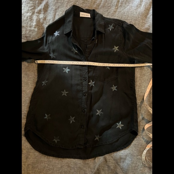BELLA DAHL Front Pocket Star Button Down Shirt - Size S Like New Condition! - Picture 6 of 7